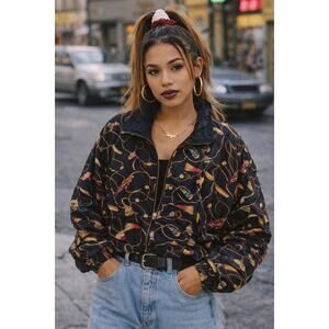 ViNTaGe 90's Bocoo Silk Bomber Jacket L